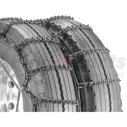 Security Chain QG4243CAM Tire Chain - Dual Pair, HIGHWAY SERVICE — (ROUND TWIST WITH CAMS)
