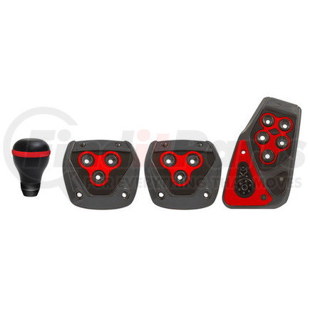 Pilot PM-22120R Pedal/Shift Knob Combo Red