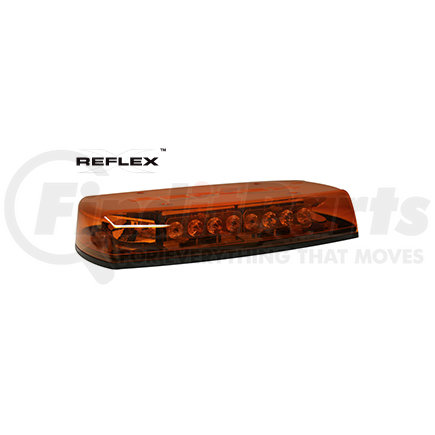 ECCO 5597A 5597 Series Reflex Minibar Beacon Light - 4 Bolt Mount, 15.3 Inch, Amber