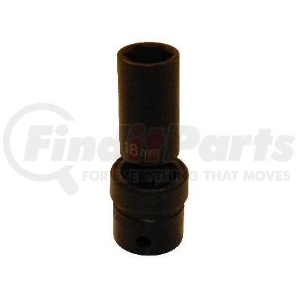 Grey Pneumatic 2018UMD 1/2" Drive x 18mm Deep Universal Socket