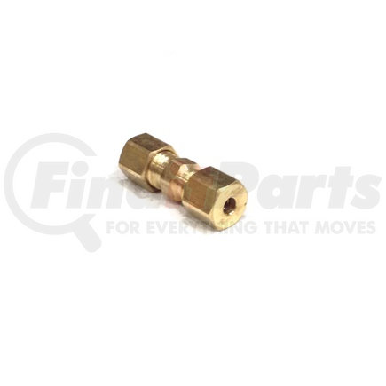 Tectran 89447 Transmission Air Line Fitting - Brass, 1/8 inches Tube, Union