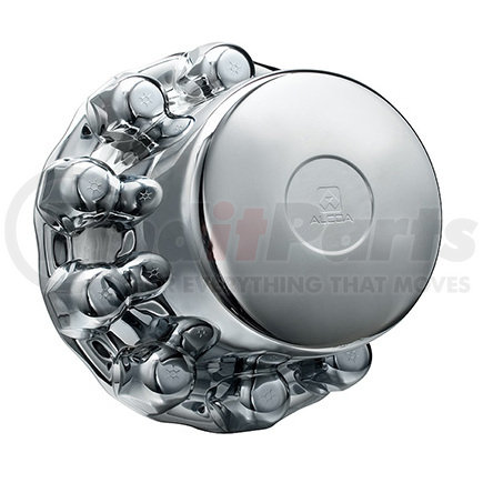 Haltec 086100B One Piece Front Hub Cover System for 33 mm Hub Piloted Wheels
