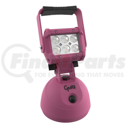 Grote BZ521-5 Brite Zone Work Light 12V, Go Anywhere Pink Lamp, Breast Cancer Awareness