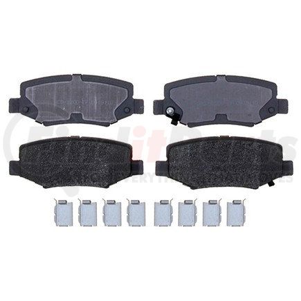 ACDelco 14D1274MH Semi-Metallic Rear Disc Brake Pad Set with Hardware