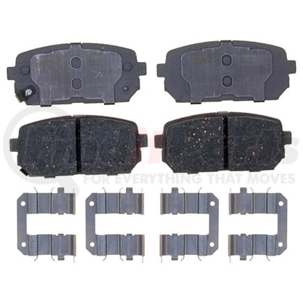 ACDELCO 14D1296CH Ceramic Rear Disc Brake Pad Set with Hardware