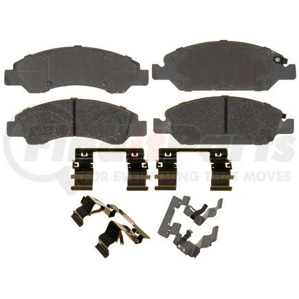 ACDelco 14D1367CH Ceramic Front Disc Brake Pad Set with Hardware