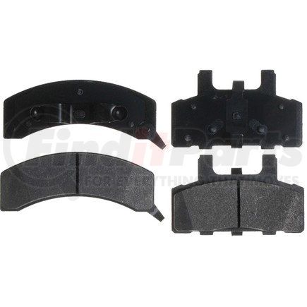 ACDelco 14D369MX Severe Duty Organic Front Disc Brake Pad Set