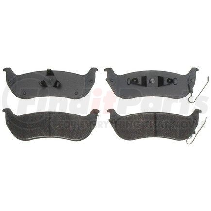 ACDelco 14D998CH Ceramic Rear Disc Brake Pad Set with Hardware