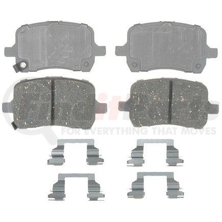 ACDelco 14D1028CH Ceramic Front Disc Brake Pad Set