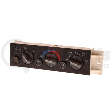 ACDelco 15-72547 Heating and Air Conditioning Control Panel with Rear Window Defogger Switch