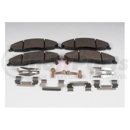 ACDelco 171-631 Front Disc Brake Pad Kit with Brake Pads, Clips, and Bolts