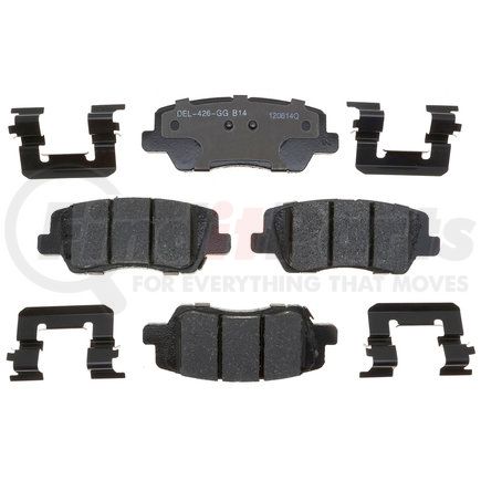 ACDelco 17D1659CH Ceramic Front Disc Brake Pad Set