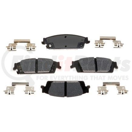 ACDelco 17D1707CH Gold™ Disc Brake Pad - Rear, Ceramic