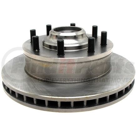 ACDelco 18A63A Non-Coated Front Disc Brake Rotor and Hub Assembly