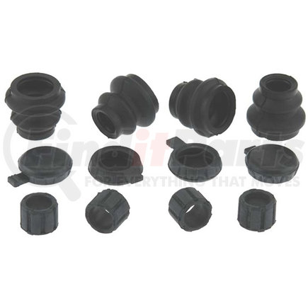 ACDelco 18K1933 Rear Disc Brake Caliper Rubber Bushing Kit with Seals, Bushings, and Caps