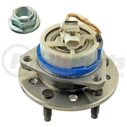 ACDelco 513137 Front Wheel Hub and Bearing Assembly with Wheel Speed Sensor and Wheel Studs