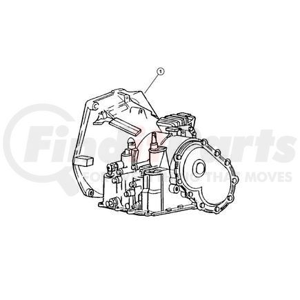 CHRYSLER R4778716AB TRANSAXLE PACKAGE. WITH TORQUE CONVERTER. Diagram 1