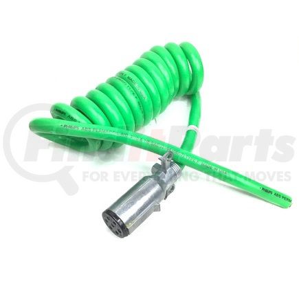 Phillips Industries 41-0500 PERMACOIL Trailer Power Cable - 7-Way, Green