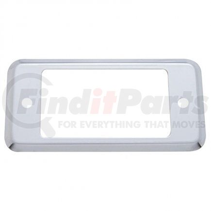 United Pacific 48027 Dashboard Panel - Plain Stainless "A" Panel Pocket Cover for Peterbilt