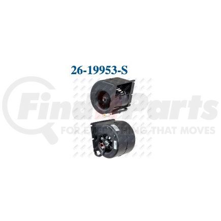 Omega Environmental Technologies 26-19953-S HVAC Blower Motor Assembly - 12V, SPAL Motor, Single Speed