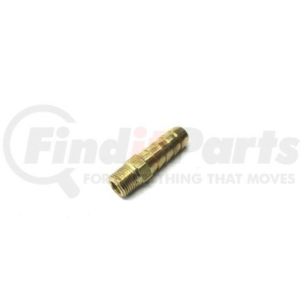 Tectran 89015 Air Brake Air Line Fitting - Brass, 3/8 in. I.D, 1/8 in. Thread, Hose Barb to Male Pipe