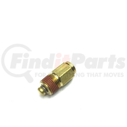 Meritor S2206D1226 Air Brake Reservoir Pressure Relief Valve - Brass, 40.9 mm Length, 3/8 in NPTF Thread