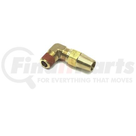 Tectran 86059 Air Brake Air Line Elbow - Brass, 3/8 in. Tube Size, 1/4 in. Pipe Thread, Male