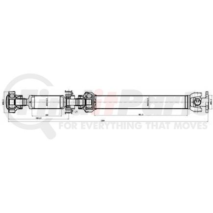 Diversified Shaft Solutions (DSS) LR-110 Drive Shaft Assembly