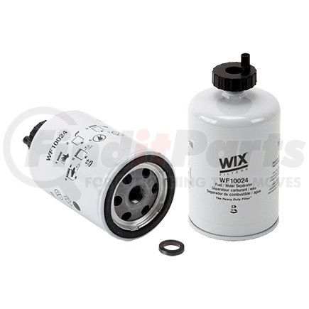 WIX Filters WF10024 Fuel Water Separator Filter - Spin-On Design, 8-10 GPM, 16 x 1.5 mm Thread