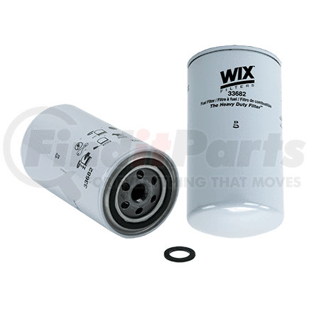 Pack of 1 WIX Filters 33711 Heavy Duty Spin-On Fuel Filter 
