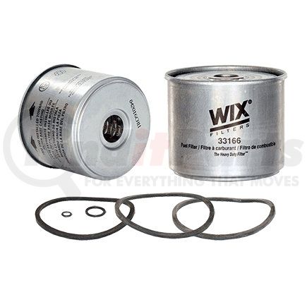 WIX FILTERS 33166 - cartridge fuel metal canister filter | cartridge fuel metal canister filter