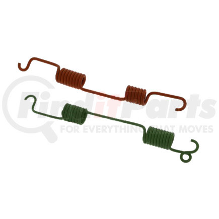 Meritor SP7896S Drum Brake Shoe Return Spring Kit - Left, Green or Orange