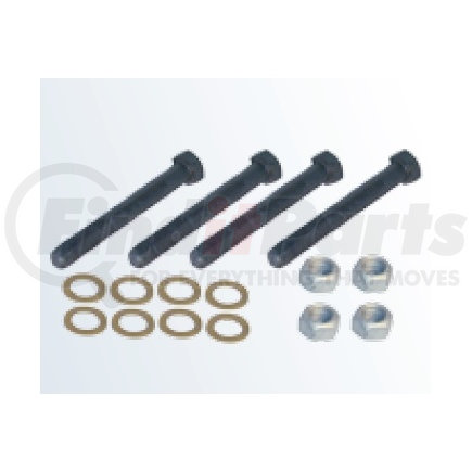 Hendrickson 56659-009 Suspension Bar Pin Bushing Kit - D-Pin Fastener Service Kit - Axle Set