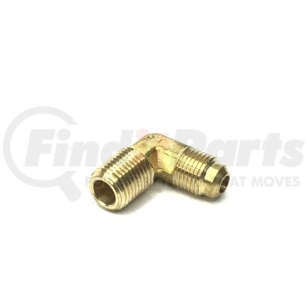 Tectran 89290 Flare Fitting - Brass, 5/16 in. Tube Size, 1/4 in. Pipe Thread, Male Elbow