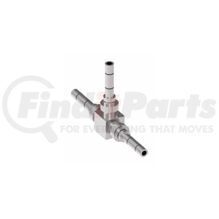 Weatherhead FJ3066-0606S Aeroquip Fitting - Hose Fitting, E-Z Clip Splicer Tee