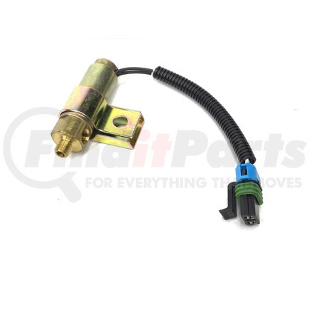 PAI 740420E Engine Cooling Fan Clutch Solenoid Valve - 12 VDC Normally Open Input 1/8in NPTF Female 1/8in NPTF Male