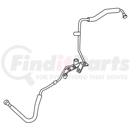 Chrysler 52100043AG Fuel Line - fits 2002-2004 Jeep Grand Cherokee 8 Cyl 4.7L