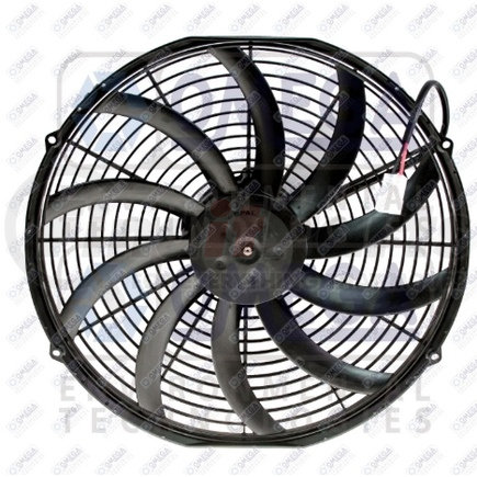 Omega Environmental Technologies 25-14925-S FAN ASSY 16in HP PULLER 12V SKEWED MED PROFILE