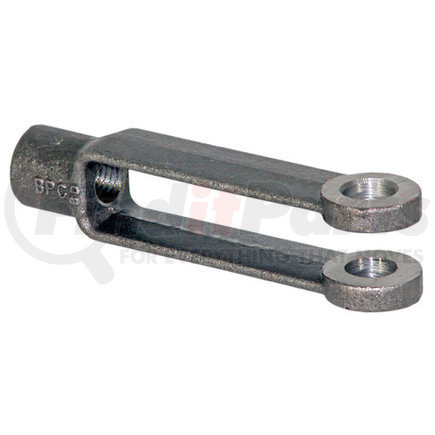 BUYERS PRODUCTS b27086ancz - adjustable yoke end 1/2-13 nc thread and 1/2in. diameter thru-hole zinc plated | adjustable yoke end 1/2-13 nc thread and 1/2in. diameter thru-hole zinc plated