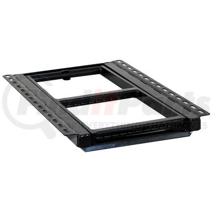 Buyers Products 5232000 Truck Cab Side Step - 2-Rung, Black Powder-Coated, Retractable