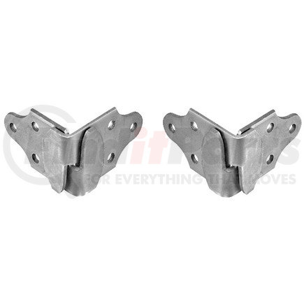 Buyers Products b2591bz Truck Bed Stake Pocket - Zinc Corner Stake Rack Connector Set