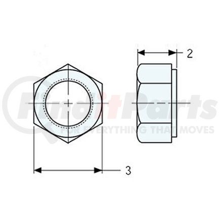 Caterpillar 2H3788 NUT