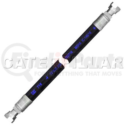 Caterpillar 2394306 Medium Pressure Hydraulic Hose Assembly - High Temp Synthetic Rubber, Steel Braid