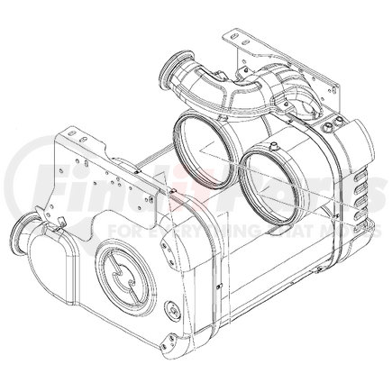 Detroit Diesel EA6804904756 Diesel Oxidation Catalyst (DOC)