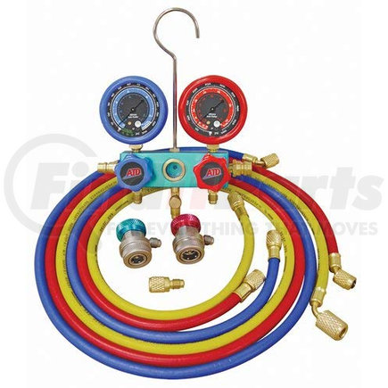 ATD Tools 3695 Deluxe Dual  R134a/R12  Aluminum ­ Manifold Gauge Set