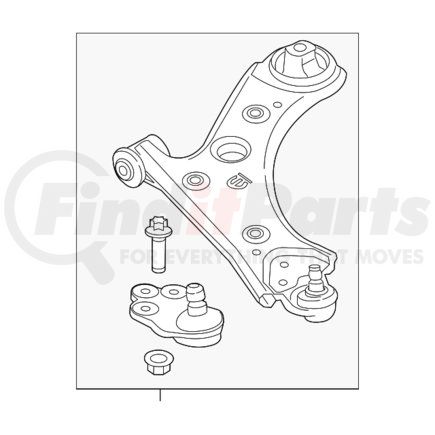 Mopar 68429726AA Lower Control Arm - Mopar