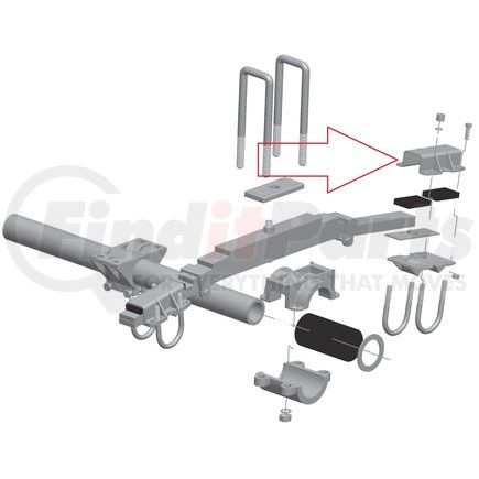 HUTCHENS 1004900 SPRING END CAP-OS, 36000#, FIN