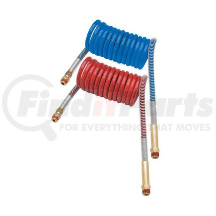 Phillips Industries 11-3400 Air Brake Hose Assembly - 15 ft. with 40 in. Lead, Air (Red and Blue)