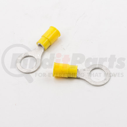 Phillips Industries 1-52256 Ring Terminal - 12-10 Ga., 3/8 in. Stud, Yellow, Quantity 100