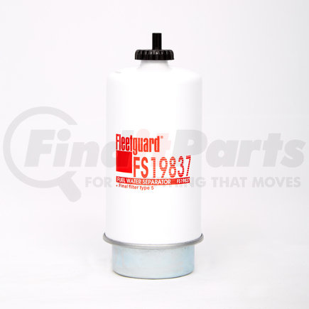 Fleetguard FS19837 Fuel Water Separator - Spin-On, Cartridge, 7.76 in. Height